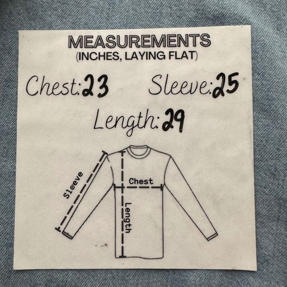 Levi's Mens Large Long Sleeve Denim Western Shirt Light Wash Pearl Snap Buttons - Picture 9 of 9